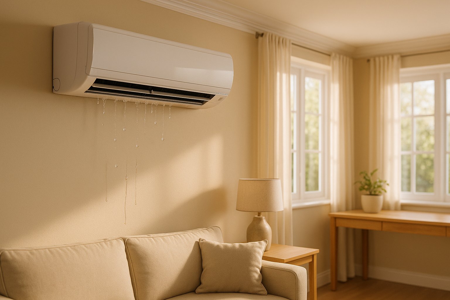 HVAC technician inspecting an air conditioning unit for warning signs of needed repairs